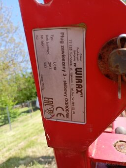 Prodám pluh Wirax za malotraktor - 5
