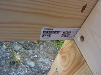 IKEA NEIDEN rám postele, borovice 200x90 cm - nová - 5