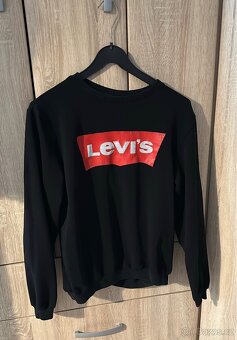 Černá mikina Levi's, nošené parkrat , unisex S-M - 5