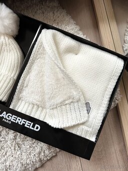 KARL LAGERFELD SADA ZIMNÍ ČEPICE A ŠÁLA - 5