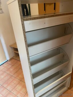 Ikea botník bílý 130x61x30cm - 5