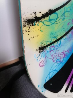 Snowboard Burton, SNB boty, Quiksilver helma - 5