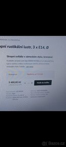 Stropní lustr (4ks) - 5