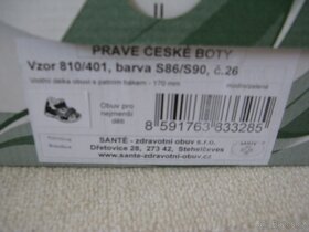 Sante sandalky zelene vel. 26, vnitrni stelka 16,6 cm - 5