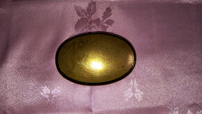 Oválná dóza - zlato-černá - 5