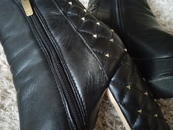 Černé polokozačky zn Guess, vel. 38 - 5