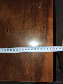 Leštěný retro konferenční stolek - 5