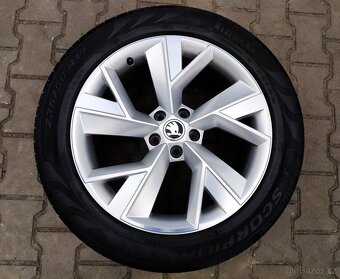 Alu kola originál Škoda Kodiaq 5x112 R19 Triglav - 5