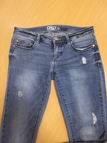 SKINNY DŽÍNY ONLY RIPPED VEL. 27/30 - 5