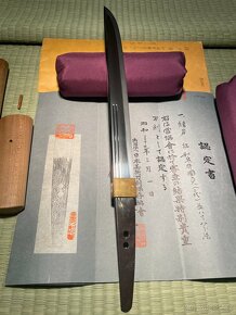 Japonský Starožitný Samurajský meč Tanto Kunisada - 5