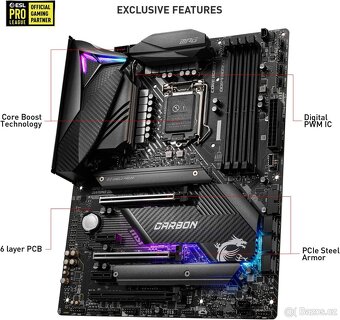 Intel i7 10700K +Deska MSI Z490 +RAM 32GB G.SKILL – TOP STAV - 5