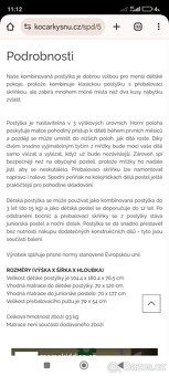 Dětská postýlka s přebalovacím pultem - 5