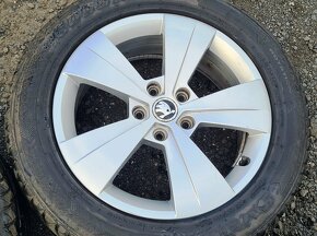 Orig. Alu Škoda Superb, Goodride 215/55R17 - 5