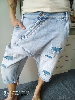 Baggy-nasrávačky-harémky šortky vel."L-XL" - 5