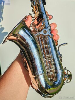 Zahnutý sopránový saxofon Slade - 5