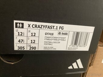 Kopačky Adidas Crazyfast 1 FG white - 5