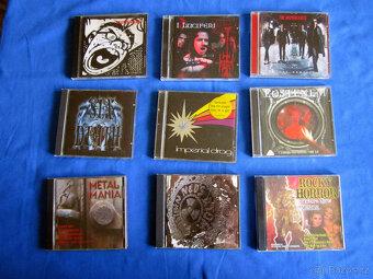 CD DVD rock metal cz-en, stojan na cd - 5