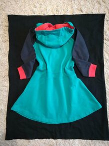 Šaty 128/134 Bonprix mikinové nové - 5