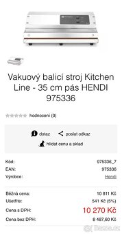 Vakuový balící stroj Kitchen Line, 35 cm - 5