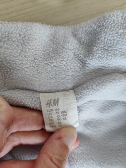 Zimní kombinéza H&M vel. 86 - 5