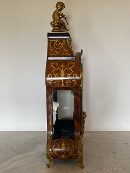 Velké stolní starožitné hodiny ve stylu A.Boulle-Tiffany - 5