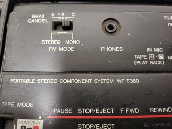 hifi, rádio, BOOMBOX Sharp, starožitnost, rmg - 5