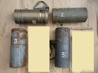 prodám pouzdra od voj.plynových masek. Wehrmacht z II.sv.vál - 5