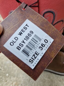 Westernové boty Old West 36 - 5