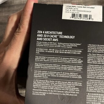 Nový procesor AMD Ryzen 7 7800X3D se zárukou - 5