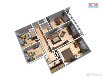 Prodej bytu 4+1, 68 m², DV, Litvínov, ul. Hamerská - 5