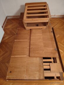 Rozkládací rohový gauč vhodný na spaní včetně matrací - 5