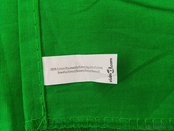 Zelené fotopozadí 3 x 3 m + podpěrný systém 3 m - 5