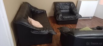 Kožená sedací souprava 3+2+1 - 5