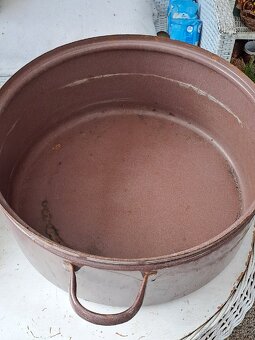 Staré plechové hrnce - 5