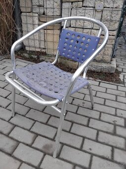 5x venkovní židle - 5