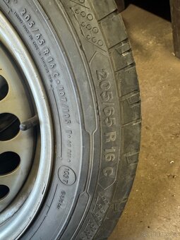 VW T5 T6 - disky 6,5x16 et51 + letní 205/65/16C - 5