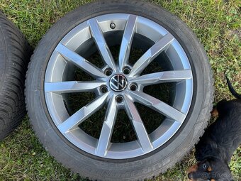VW Passat B8 originál sada alu kola Monterey R18 - 5