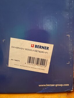 Diamantový kotouč DIAABRASIV 350x25,4 WET&DRY P1, Berner - 5
