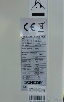 Klimatizace SENCOR - chladící výkon 12 000 Btu/h - 5