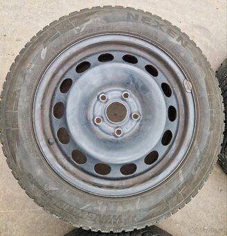 4x Plechovy Disk Octavia 5x112R16...Zimni pneu - 5