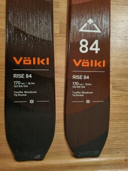 Novy skialp set Volkl Rise 84 orange + viazko + pasy - 5