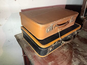 Retro kufry a brašny kožené - 5