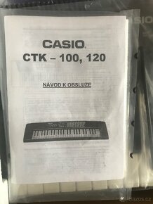 KLÁVESY - KEYBOARD CASIO CTK - 100 - 5