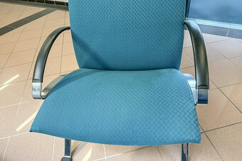 Kancelářská sedací souprava židle stůl Design Klöber pETROL - 5