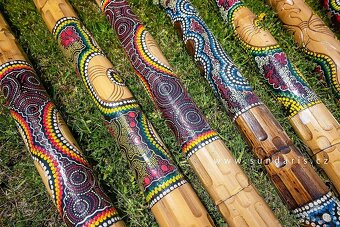 Didgeridoo Bambus 120 cm 10 Ks - 5