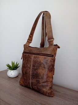 Vera Pelle crossbody taška kožená unisex - 5