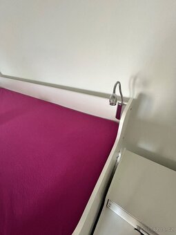 Patrová postel s přistýlkou a s úložnými prostory - 5
