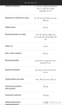 Eliptický trenažér s podložkou a hrudním pásem - 5