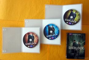 3 DVDset: Sherlock /2. série 2011/NEPOUŽITÉ,NEHRANÉ 100%stav - 5