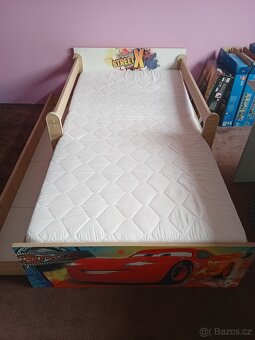 NOVÁ dětská postel Max Disney auta 180x90 se šuplíkem - 5